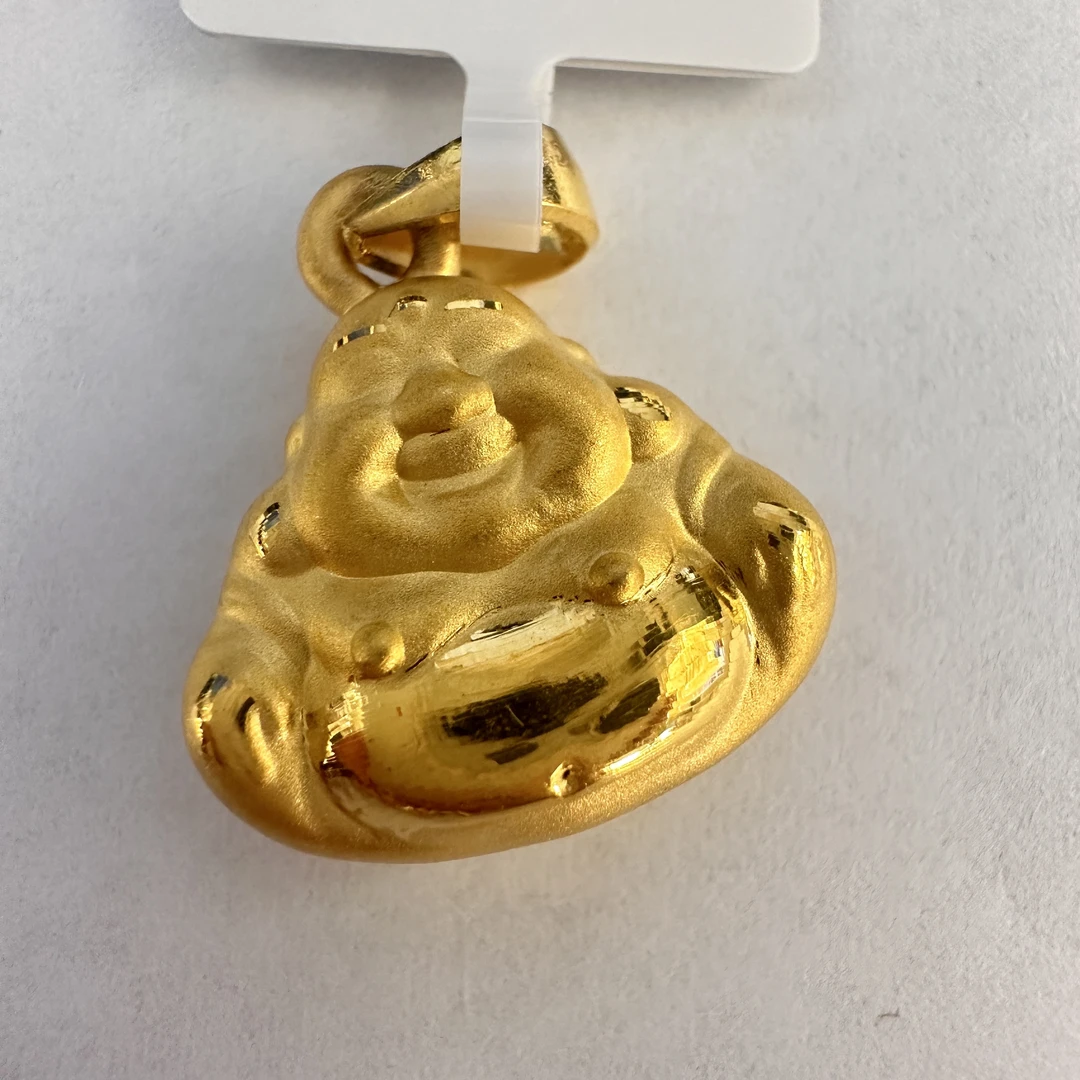 【小婷专享】 足金999   足金饰品  大肚弥勒佛   2.09