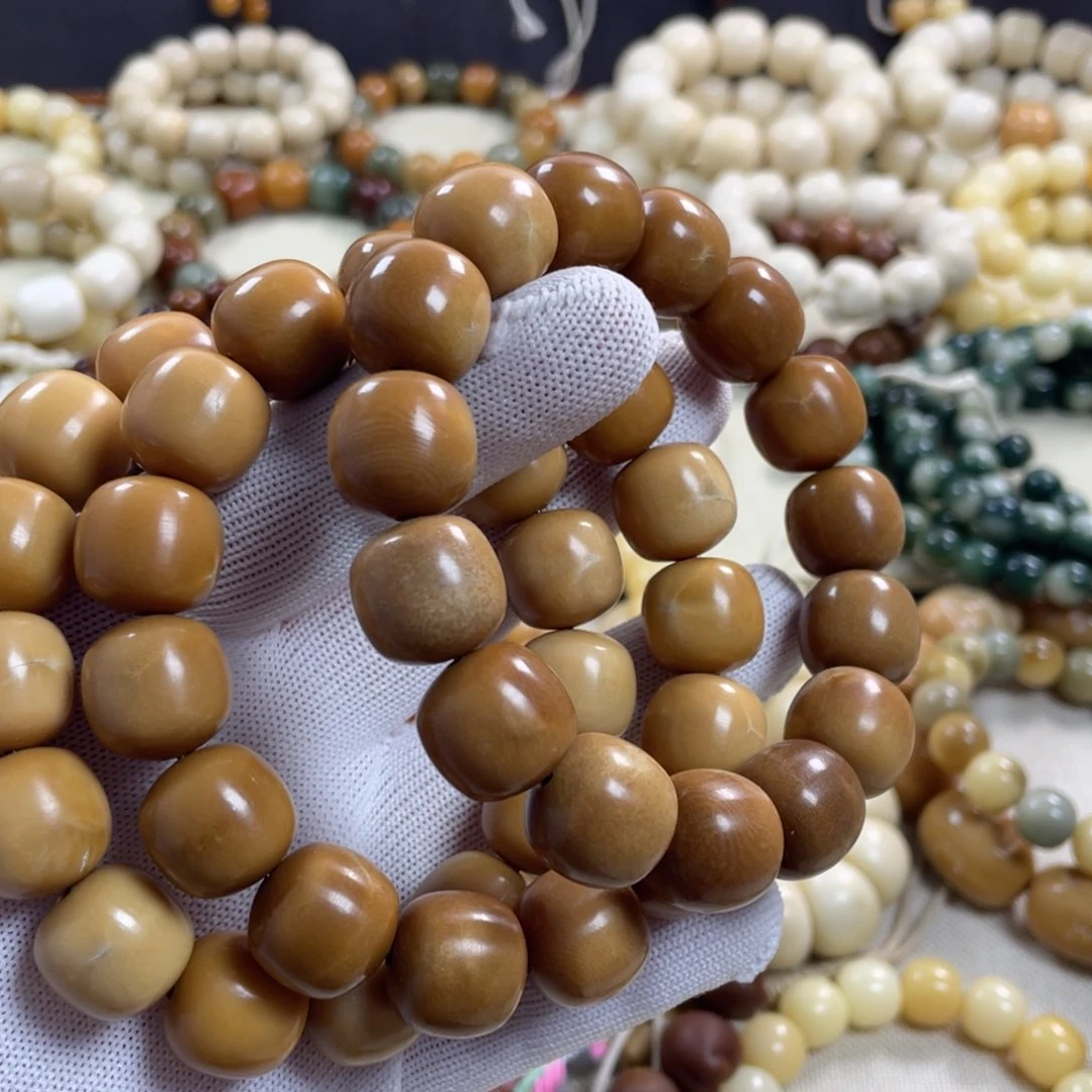 菩提根/象牙果吊坠瑕疵卡16有裂桶单圈682