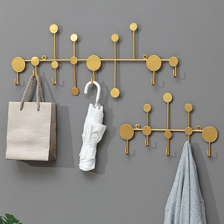 挂钩一排创意进门入户门后ins风墙上结实墙壁玄关挂衣钩衣帽钩架n