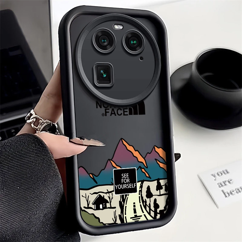 加州公路OPPOFindX6手机壳全包高级感硅胶新款防摔ins风网红软壳