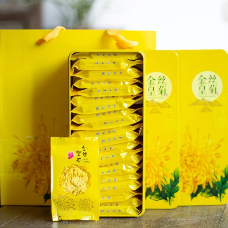【礼盒】精选金丝皇菊头采新花送礼菊花茶好花茶礼品特大朵菊花