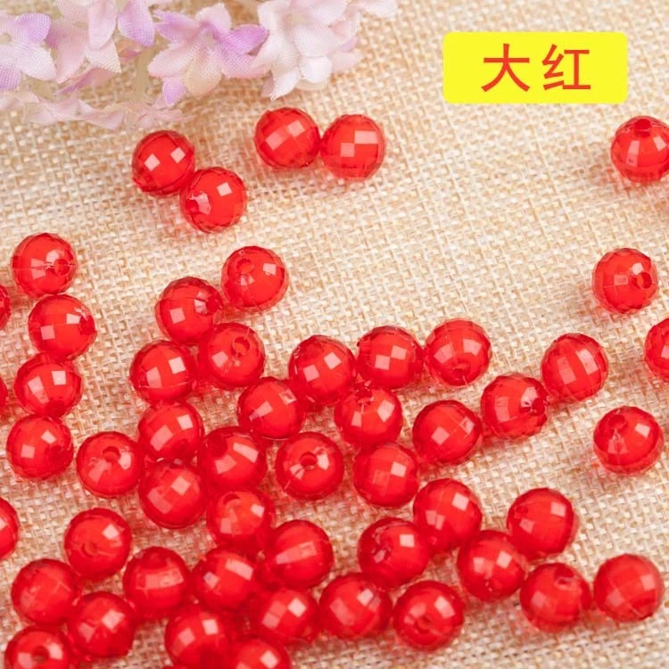 10MM切面珠手工DIY制作花束串珠材料