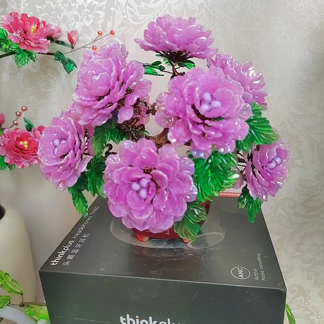 【成品】牡丹花纯手工制作（维维专属）