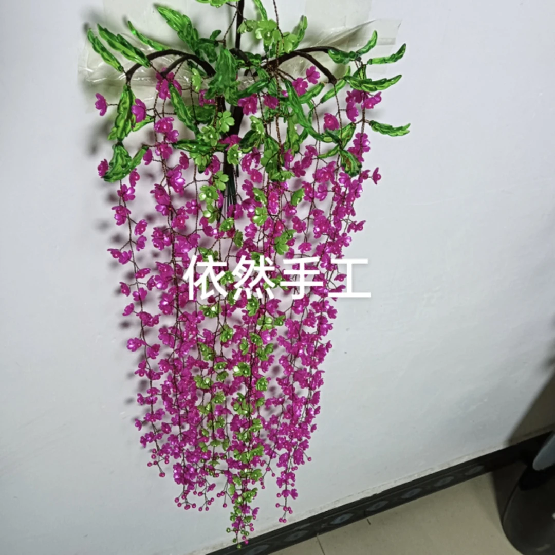 垂丝茉莉花壁挂手工材料包DIY家具摆件