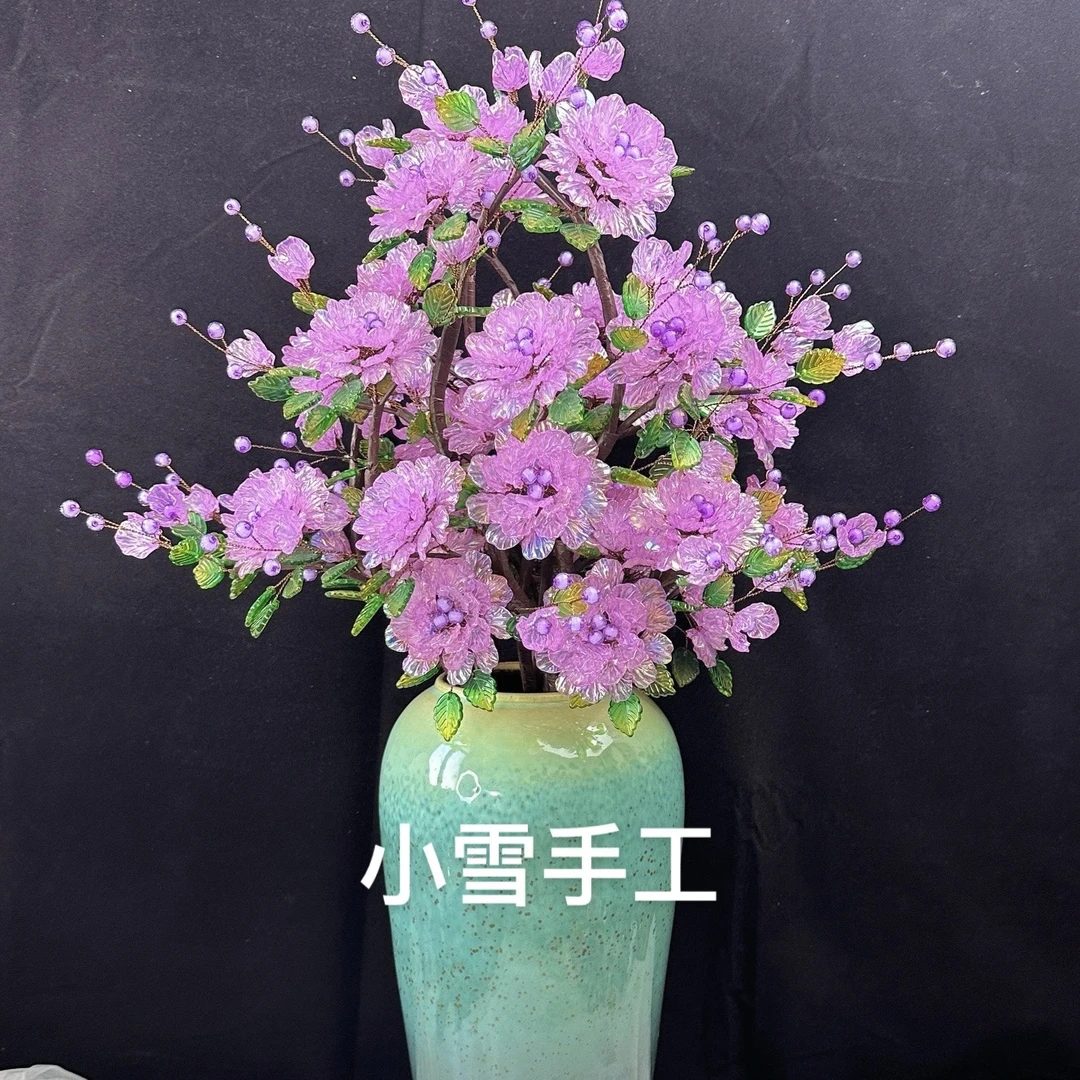 大桌摆炫彩牡丹花手工DIY材料包五层（小雪推荐）