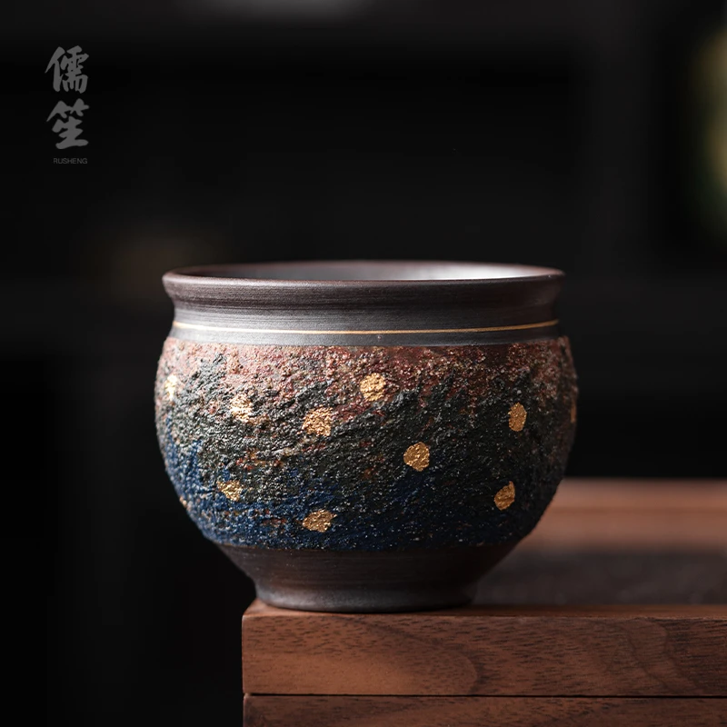 儒笙陶瓷岩矿主人杯茶具功夫品茗杯茶杯茶盏茶碗高端茶器林思怀