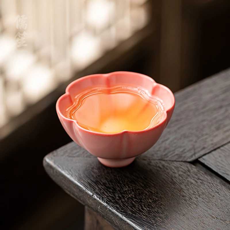 儒笙茶杯猪油冻主人杯陶瓷品茗杯家用功夫茶具手工高端茶杯