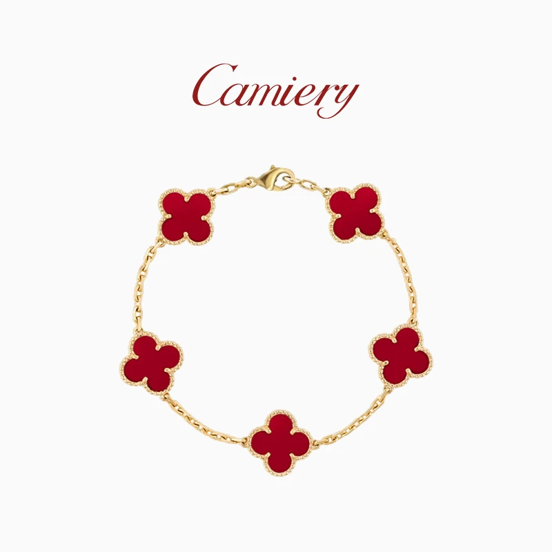 【现货48小时发】CAMIERY轻奢时尚四色五花手链经典