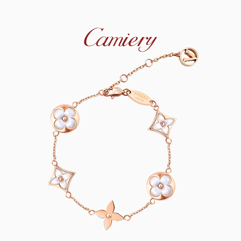 【现货48小时发】CAMIERY轻奢时尚老花手链百搭气质