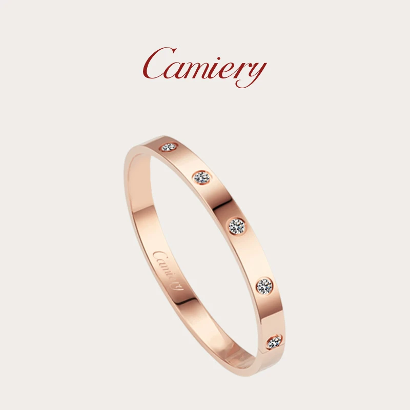 CAMIERY轻奢高级百搭气质经典十钻手镯