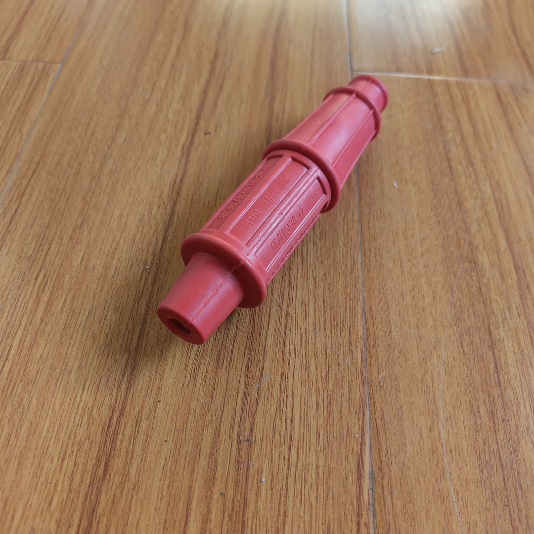 160A康尼knt硅箱专用犀牛插直通箱快速接头美式插头电缆连接器