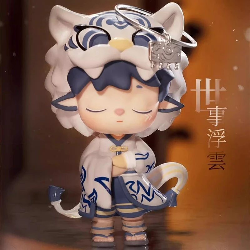 【拆盒】MIMI无事小神仙新国风盲盒手办潮玩国风摆件玩具