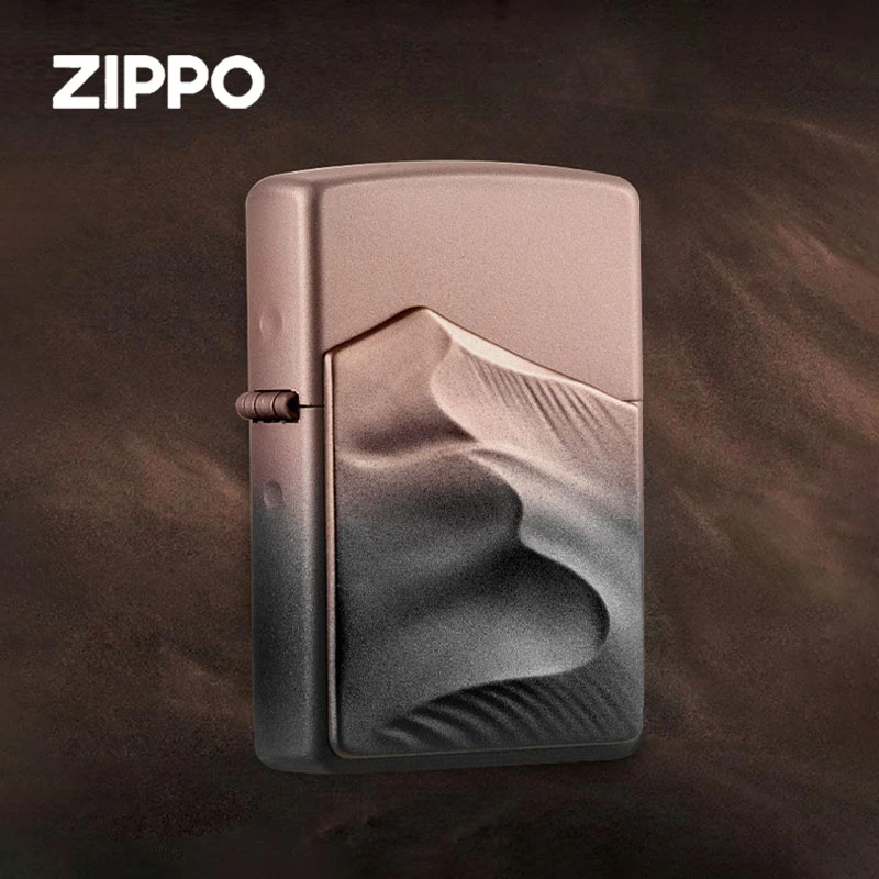 zippo打火机正版沙丘渐变徽章 官方旗舰男士防风火机送礼TC9901TZ