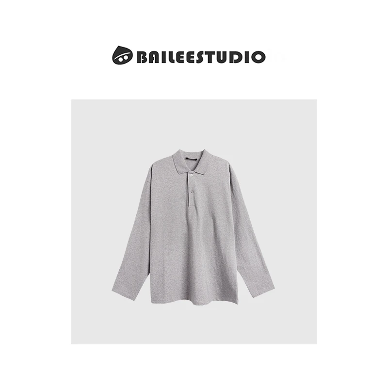 【柏栗良品】美式复古风~净版纯棉宽松版型显瘦百搭POLO衫女27590
