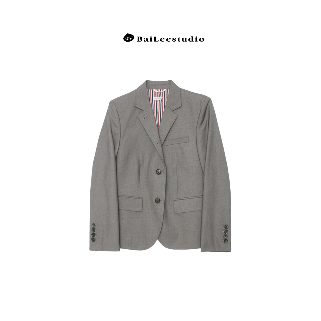 【柏栗良品】设计师款经典版型西装外套017