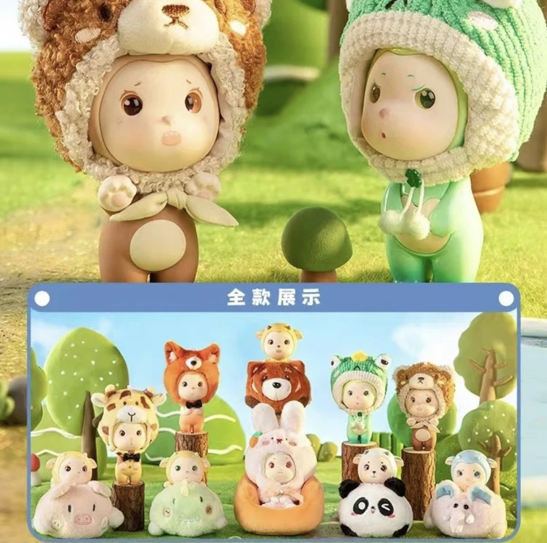 【拆盒】巴风特小羊超级萌宠战队毛绒盲盒正版可爱动物公仔