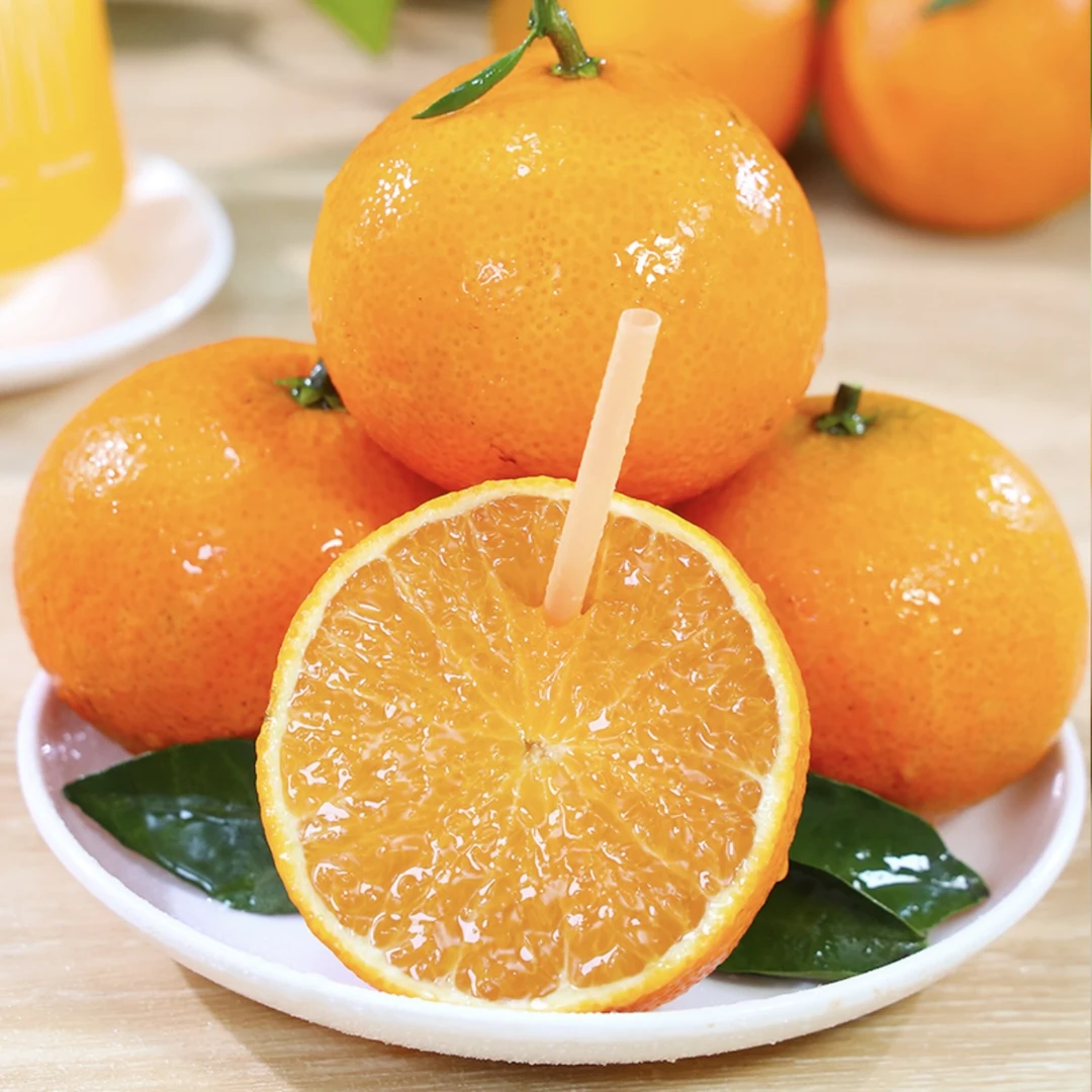 （箱未满量已足套袋果丹沫推荐）四川爱媛果冻橙皮薄多汁现摘现发