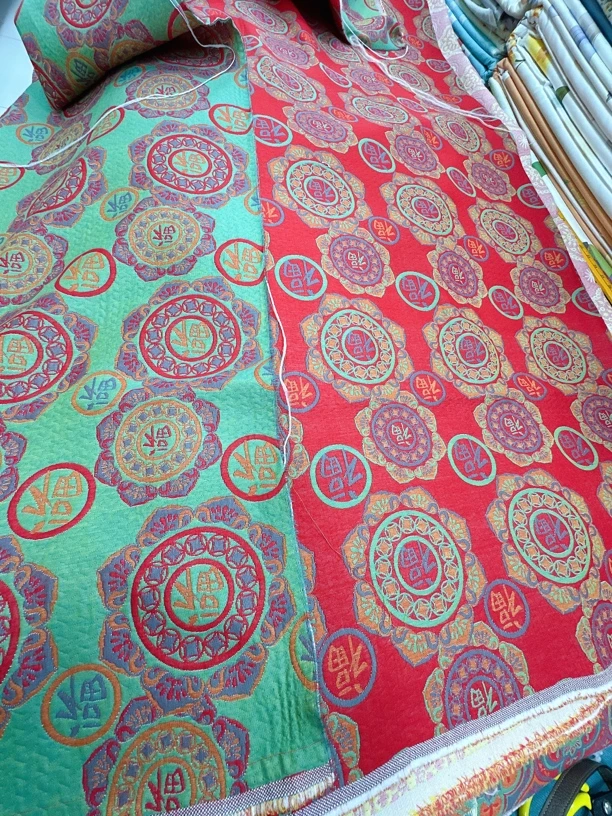 圆圆满满三层复古彩纱床盖1.8×2床