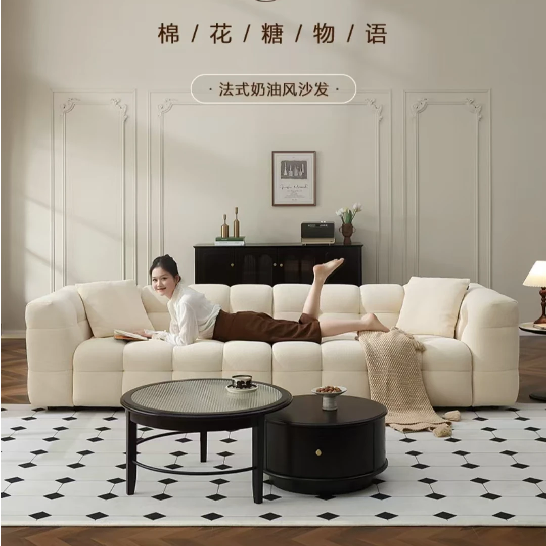 全友家居休闲沙发轻奢法式客厅创意简约北欧极简意式时尚家用别墅