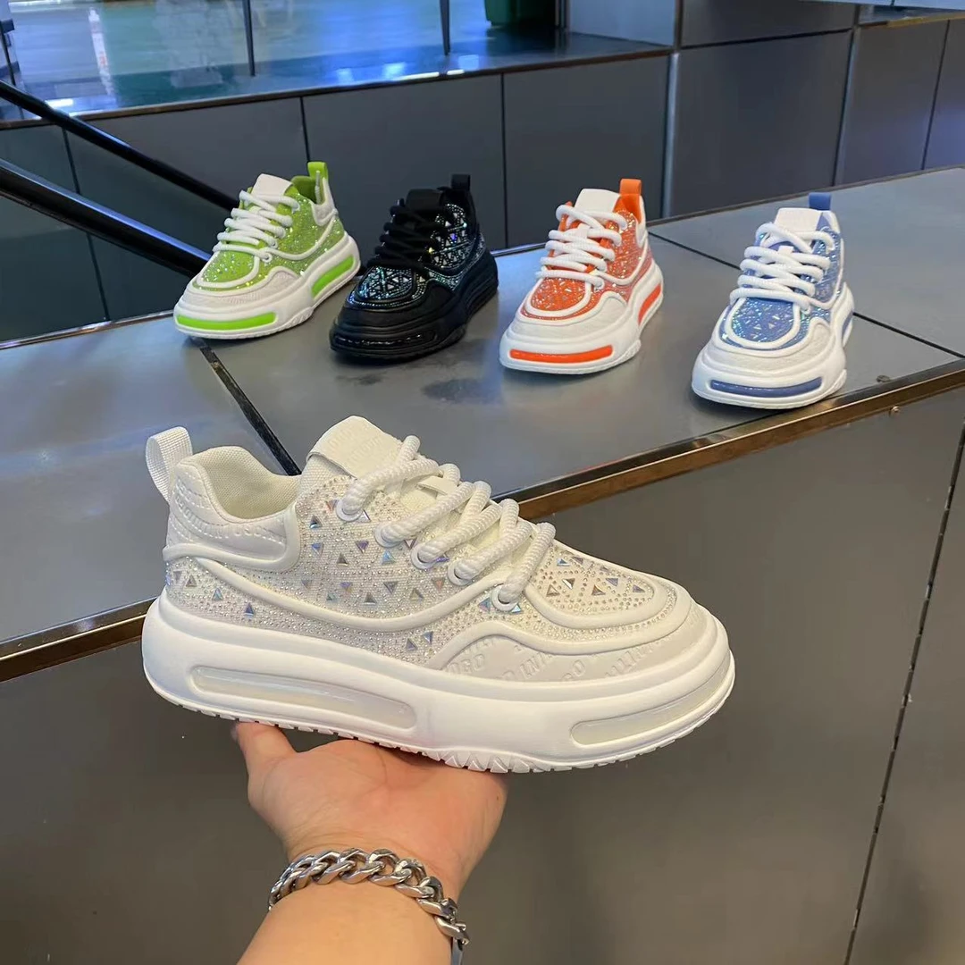 2024夏季新款时尚潮流百搭舒适休闲鞋（皮鞋码）鞋子潮鞋厚底春夏