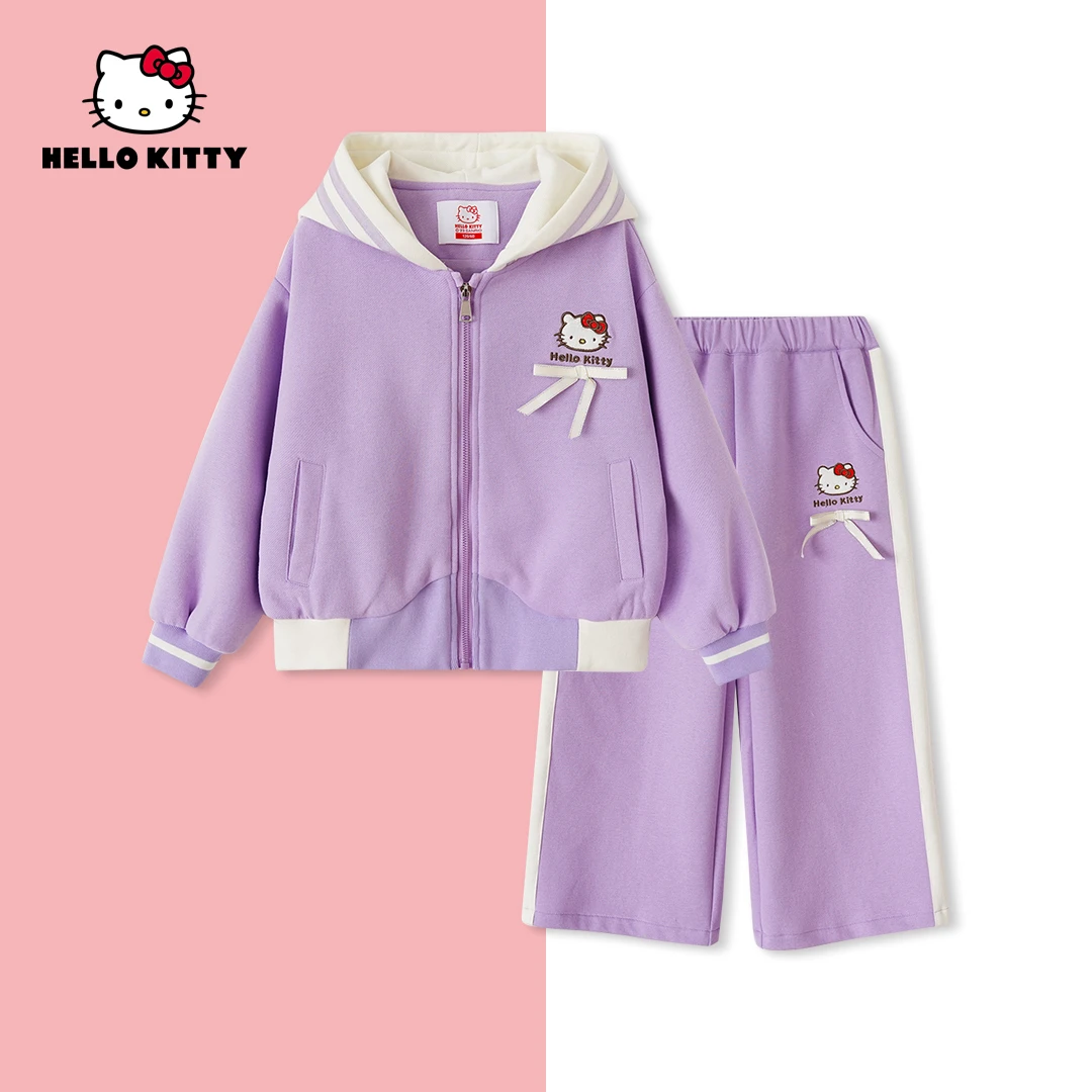 【AD】HelloKitty秋季女宝套装女童装中大童儿童洋气套装MKTQ10058
