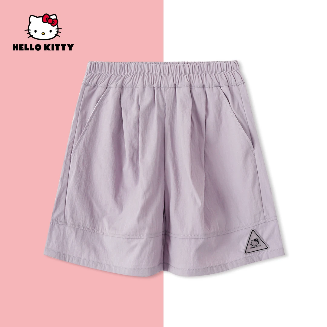 Hellokitty夏季新款裤子女童装3-12岁中大童时尚短裤JMKX10043 KT