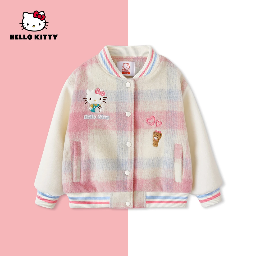 HelloKitty春季女童外套童装中大童儿童时尚棒球服ACMKYQ10077 AD