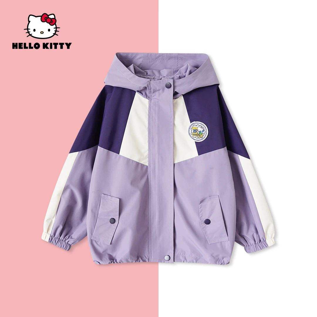 HelloKitty秋季新款女童休闲女孩外套中大童百搭上衣AC4328YN195