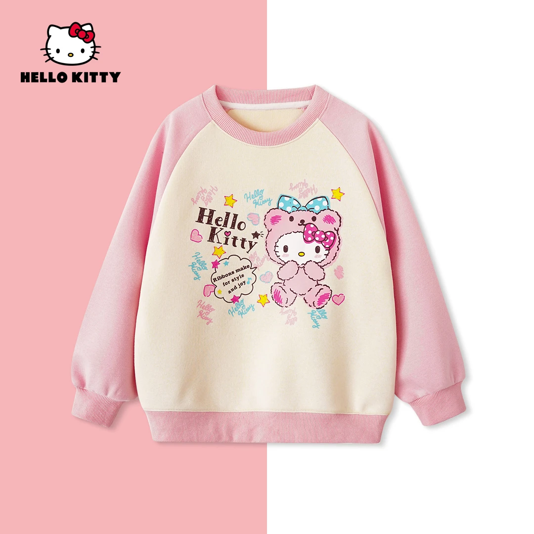 HelloKitty春季女宝上衣女童装中大童儿童洋气卫衣ACYNYQ10091 AD