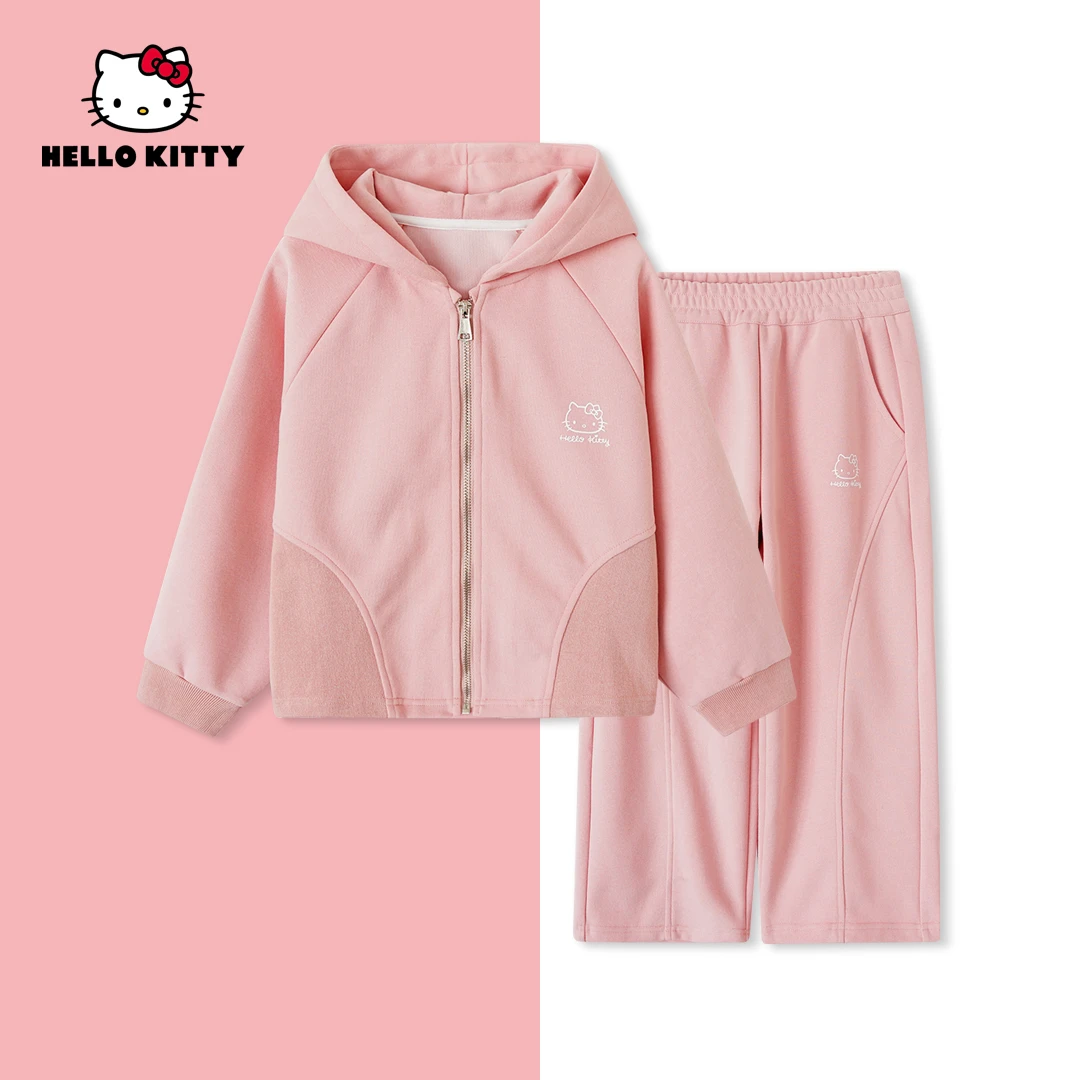 【QC】HelloKitty秋季女宝套装女童装中大童休闲套装ACQDTQ10078