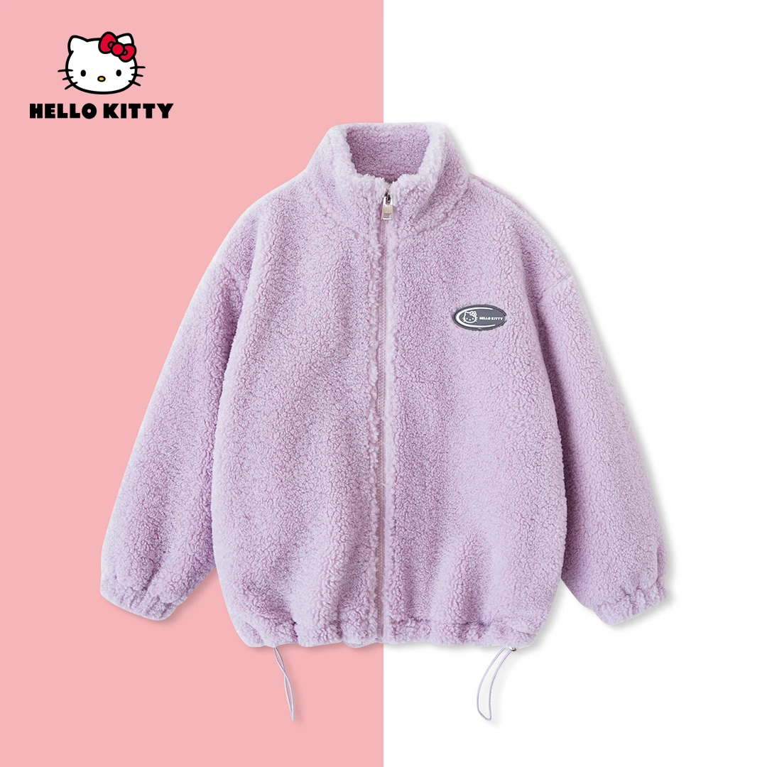 HelloKitty冬季新款女童衣服中大休闲儿童保暖外套AC4428BG132 AD
