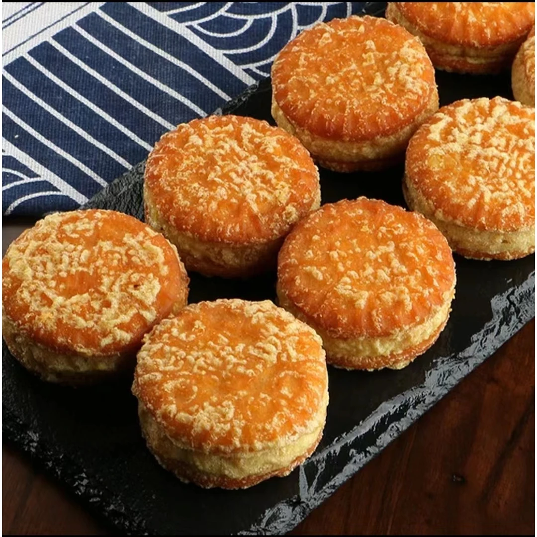 【小扬哥】板栗酥绿豆饼多口味手工糕点咸蛋黄酥饼整箱馅饼早餐新鲜