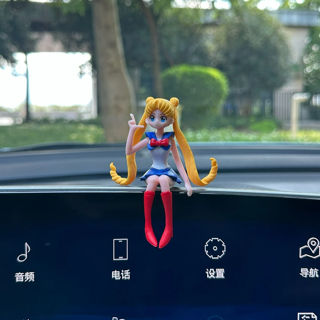 可爱美少女车载摆件屏幕摆件汽车装饰内饰品新款摆件汽车摆件装饰