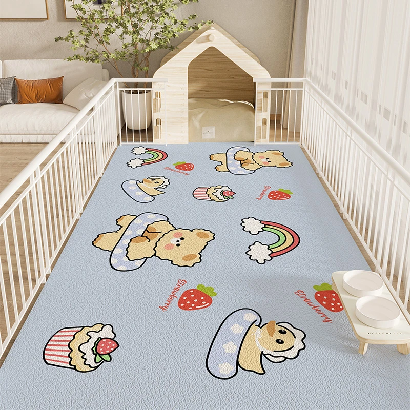 星辰阁宠物地垫防水防尿防滑pvc养猫用狗窝围栏垫可擦免洗地毯