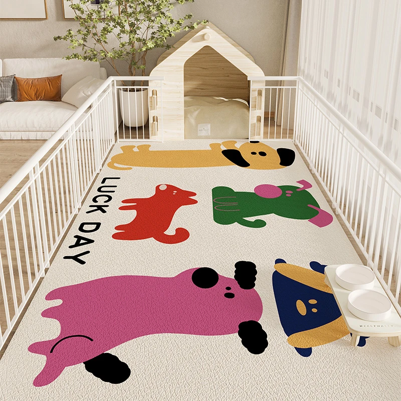 星辰阁宠物地垫防水防尿pvc免洗养猫专用地毯猫咪餐垫狗笼围栏防