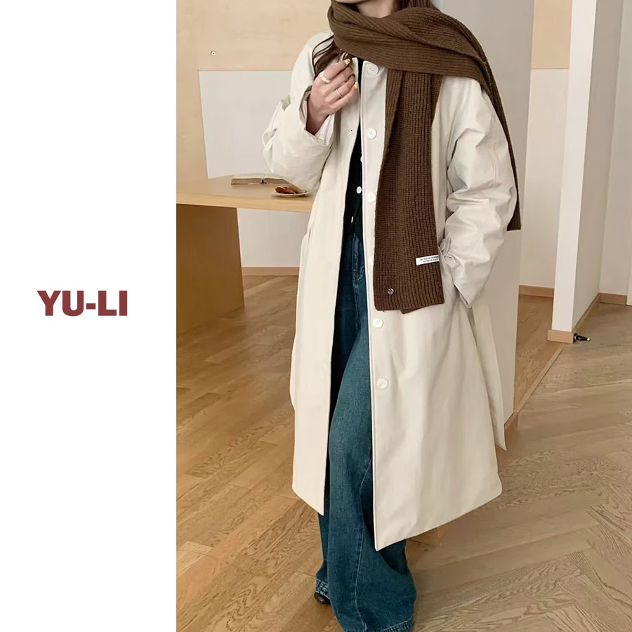 YU•LI【109-199价格链接】小众韩版风衣套装时尚高级