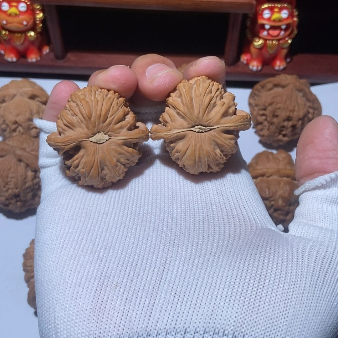文玩核桃把件℡****?白石子全品