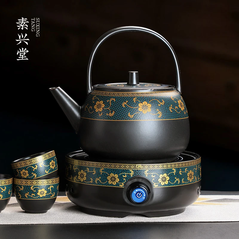 素兴堂电陶炉家用茶炉陶瓷大容量茶壶全自动烧水煮茶器小型茶具