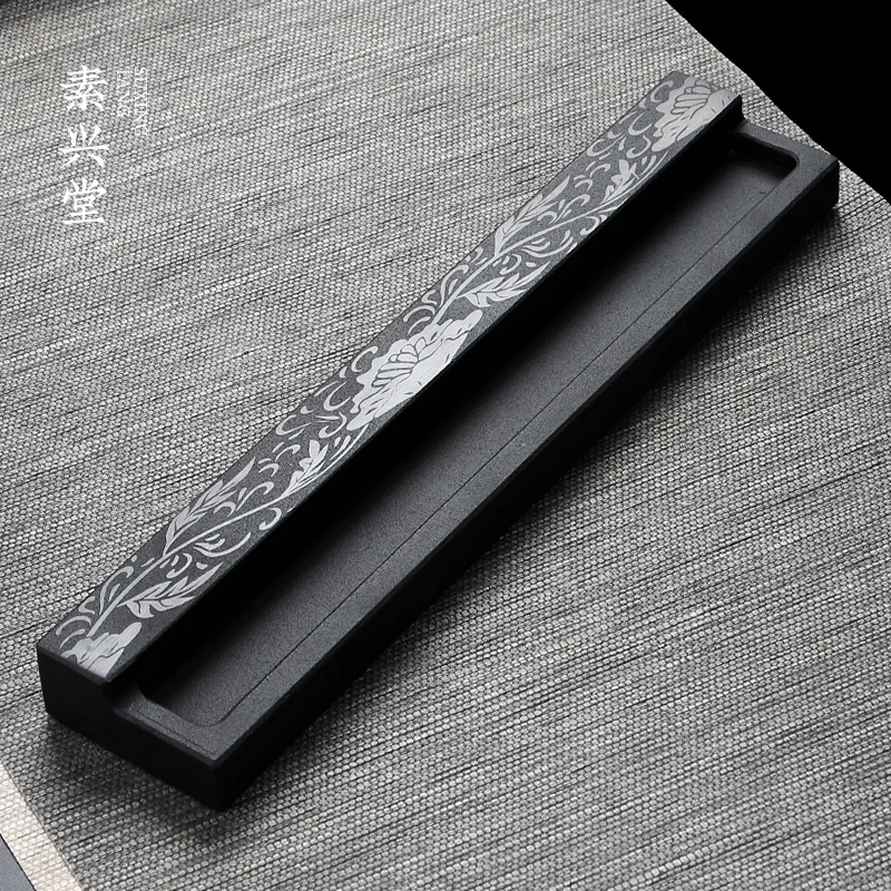 素兴堂乌金石杯架家用茶杯大号置物架功夫茶具茶道晾杯沥水收纳架