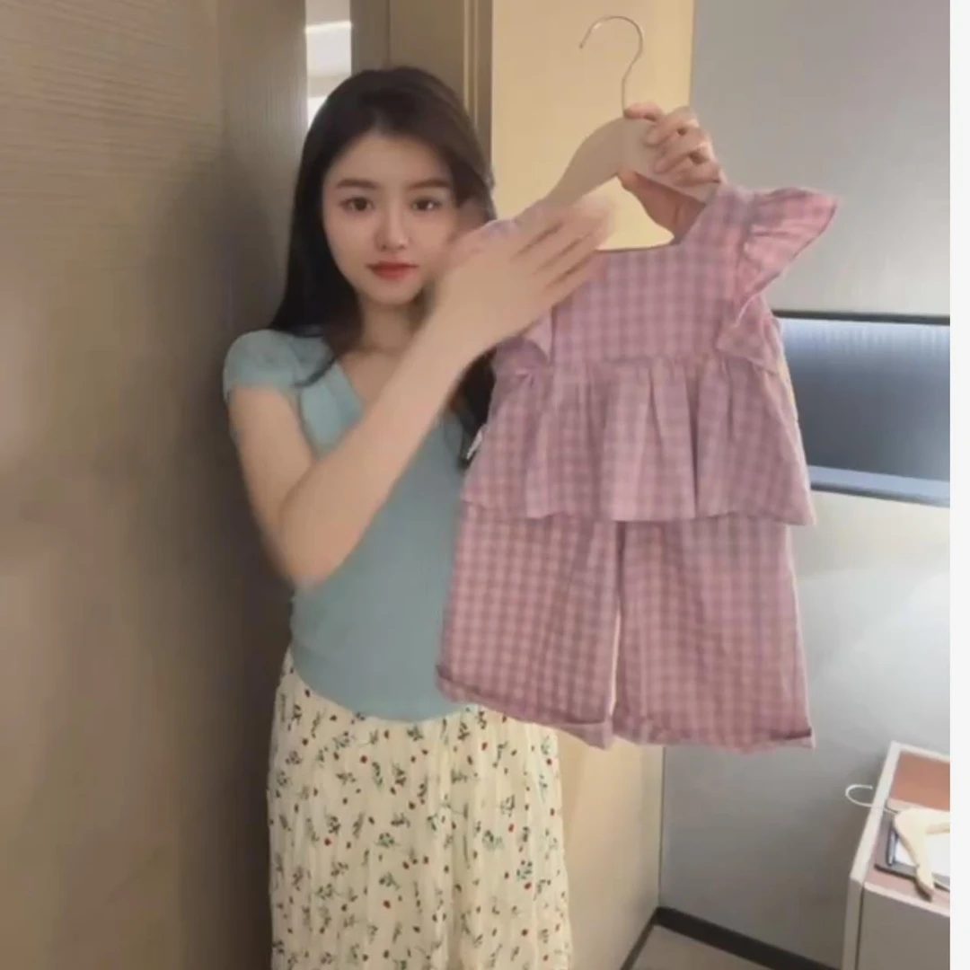 宝宝公主无袖T恤春夏小童衣服1小婴儿上衣裙女童夏季儿童童装