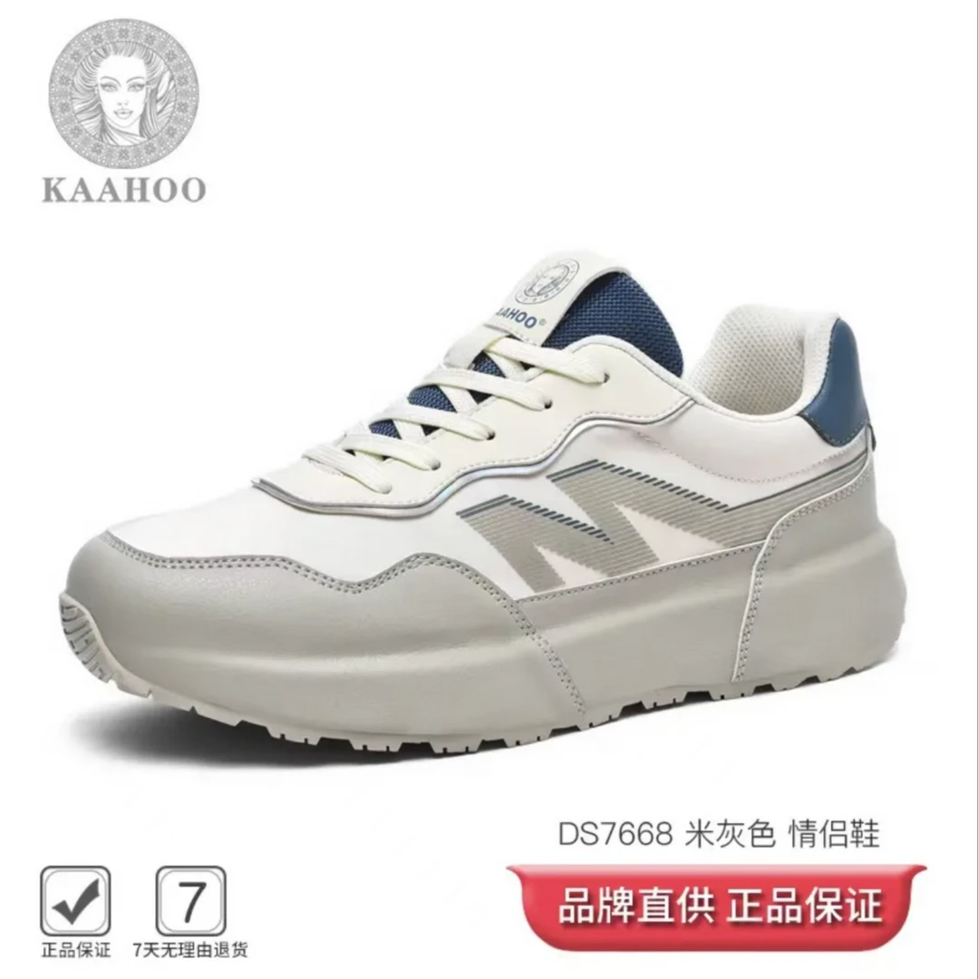 KAAHOO/杜莎蕾奴情侣秋冬款轻奢休闲舒适经典透气时尚低帮潮鞋