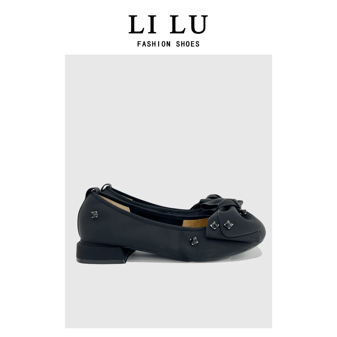 A8-07 新款 百搭 蝴蝶结 单鞋 时尚 女鞋