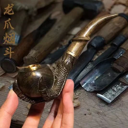 高端定制手工手把件（黑龙爪）