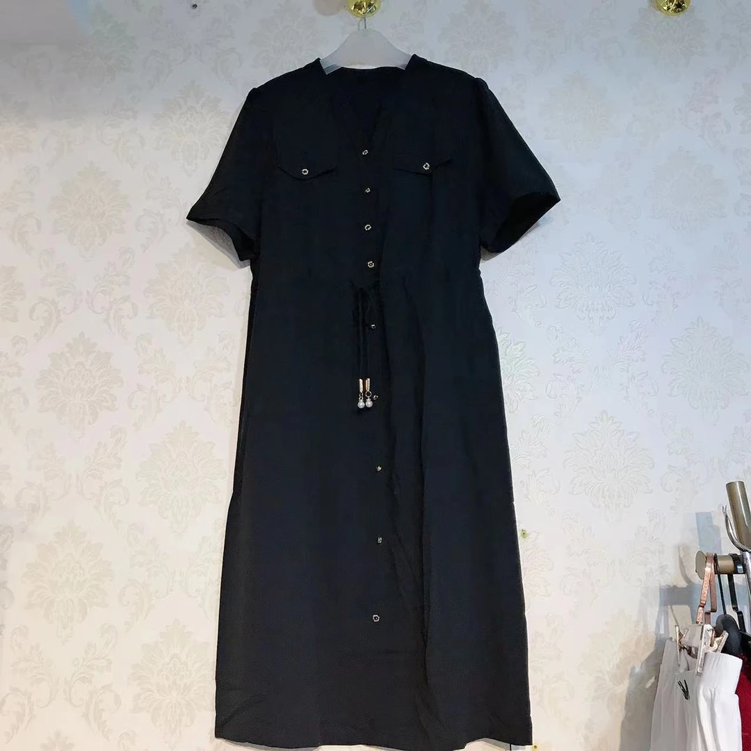 （裙长115）连衣裙632538春夏超显瘦连衣裙