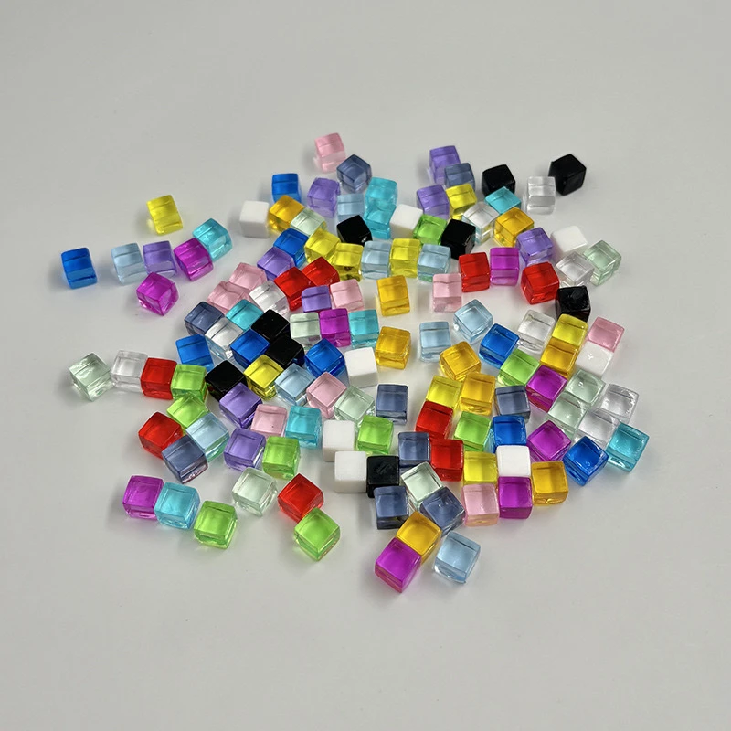 【对对碰】高透8mm一包30颗左右小方块