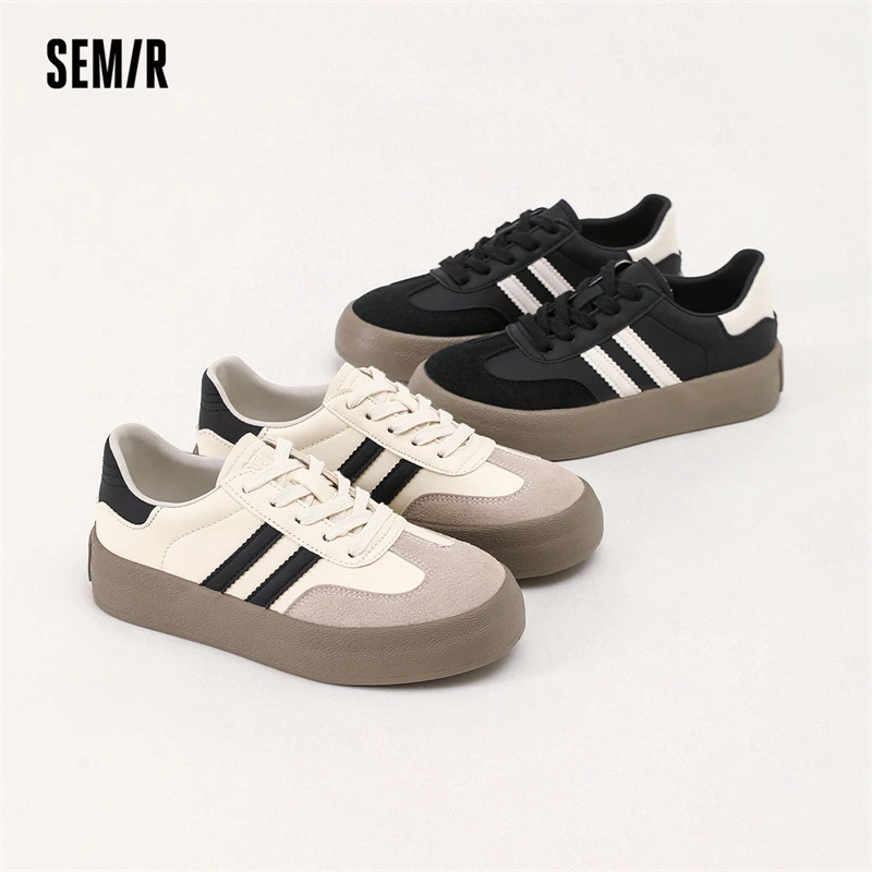 SEMIR【听风】复古德训鞋2024春秋新款透气休闲百搭时尚学院板鞋