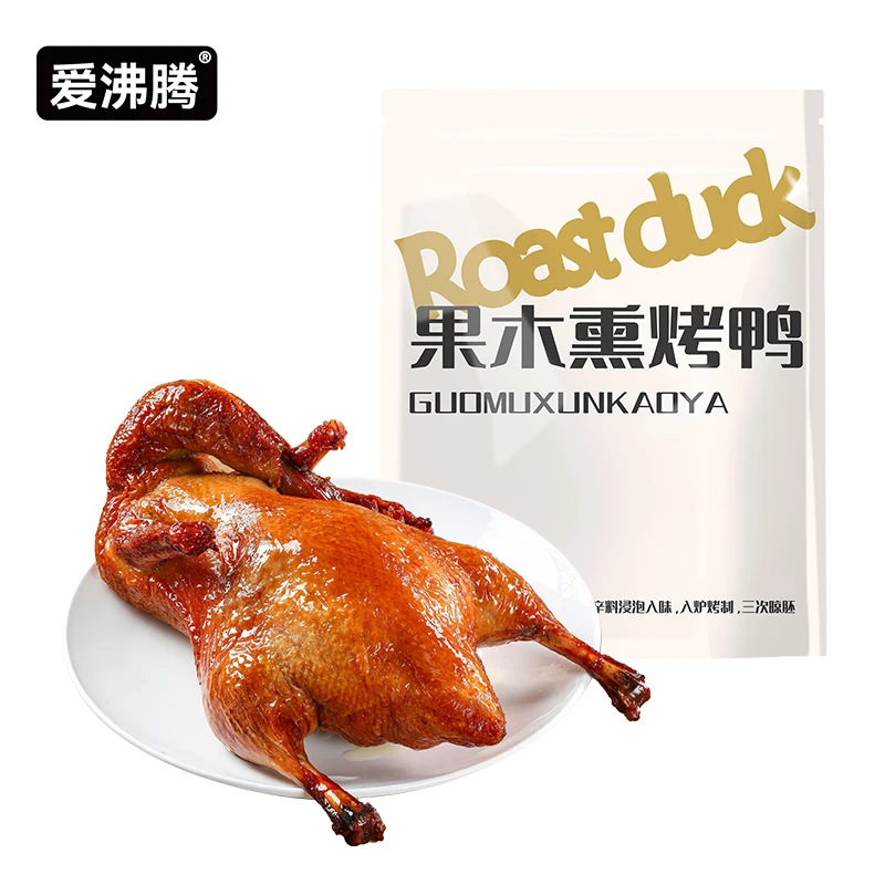 爱沸腾 果木熏烤鸭650g*3袋