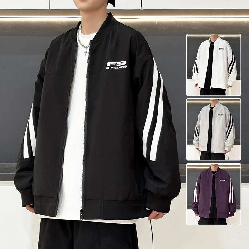 【断码清货】迈特优美式飞行夹克男新款青少年棒球服宽松百搭外套