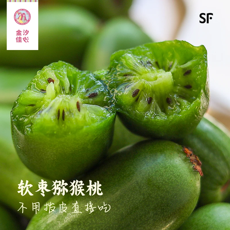 现摘奇异莓丹东软枣猕猴桃（龙城二号）大果软糯香甜吸着吃顺丰包邮