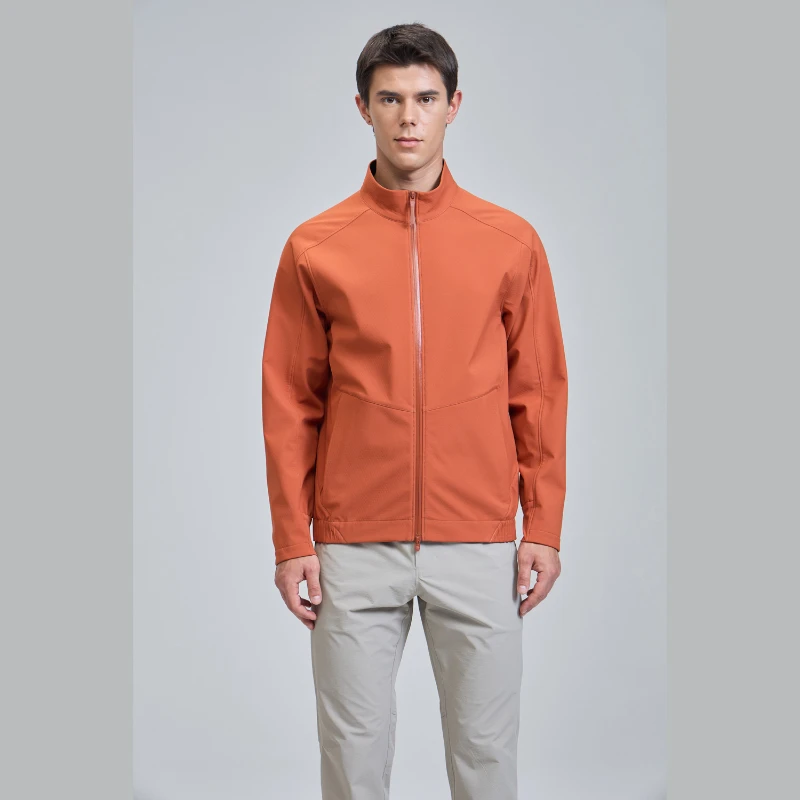 2024秋冬防静电软壳上衣男士户外运动商务立领夹克外套/24-M65223